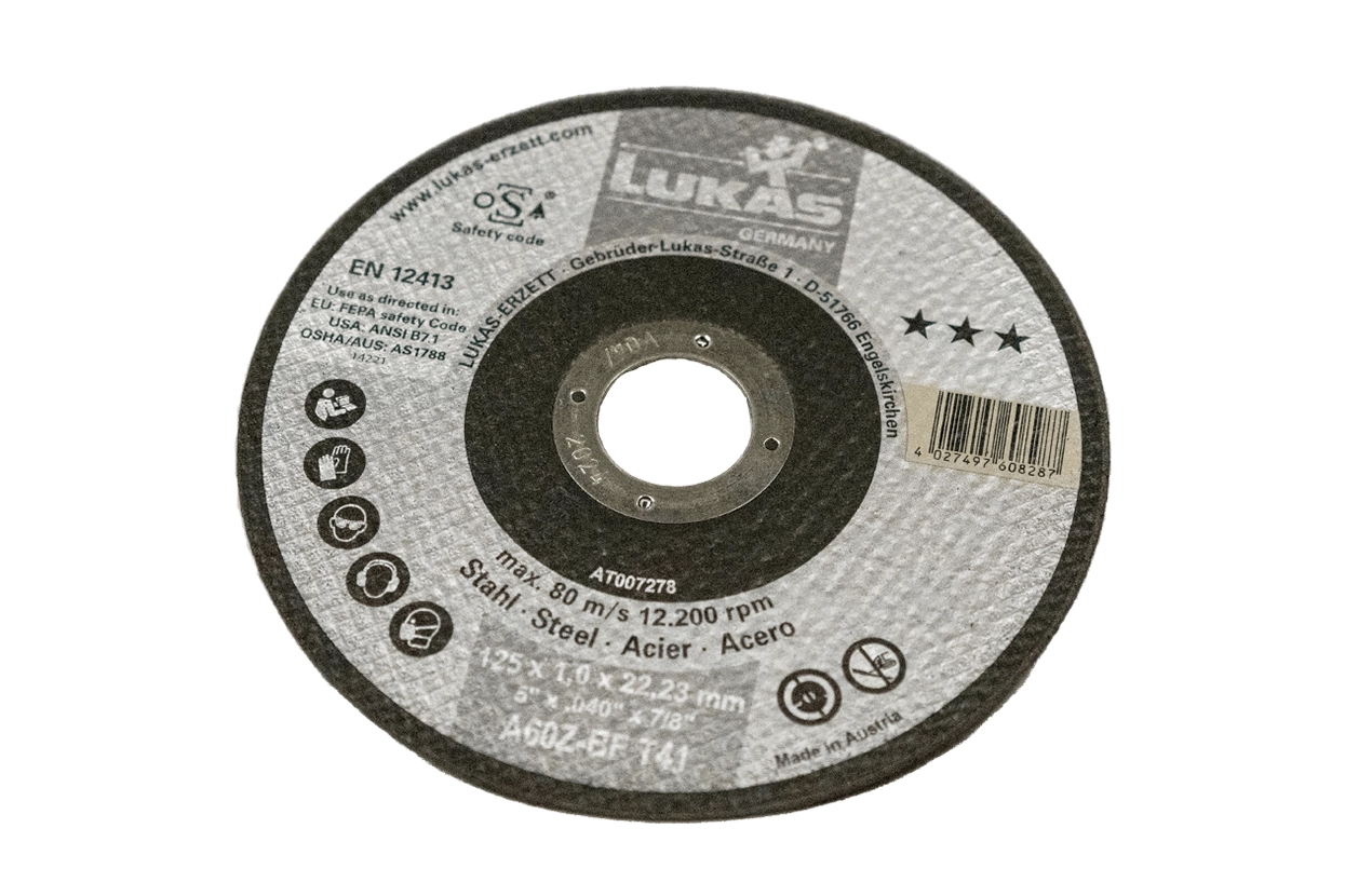 Rezalna plošča za kovine T41 125 x 1 x 22,23 Rezalna plošča za kovine T41 125 x 1 x 22,23