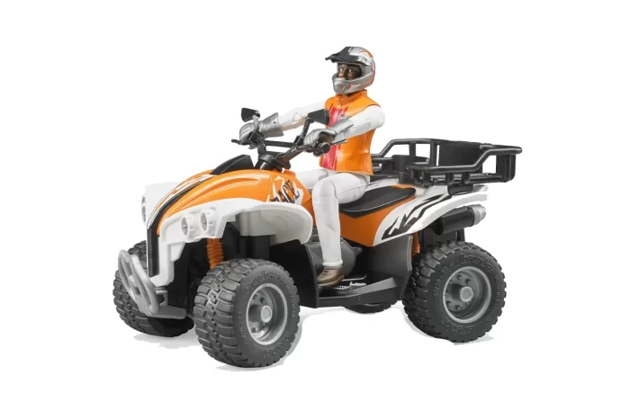 Igrača štirikolesnik z voznikom