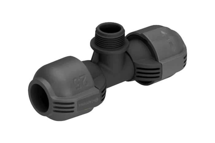 Samotesnilen navojni spoj T-element 25 mm za Gardena Sprinklersystem