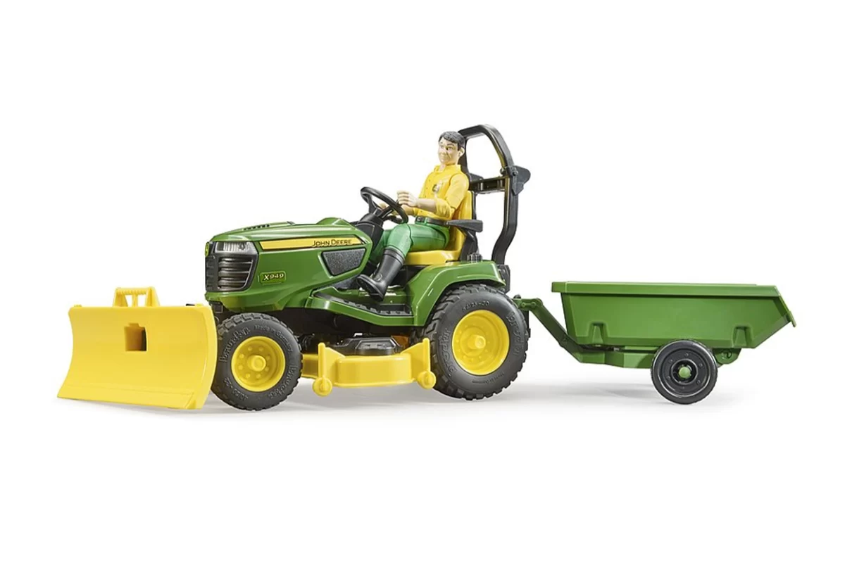 Igrača vrtni traktor John Deere s prikolico
