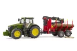 Igrača traktor z gozdarsko prikolico John Deere 7R 350