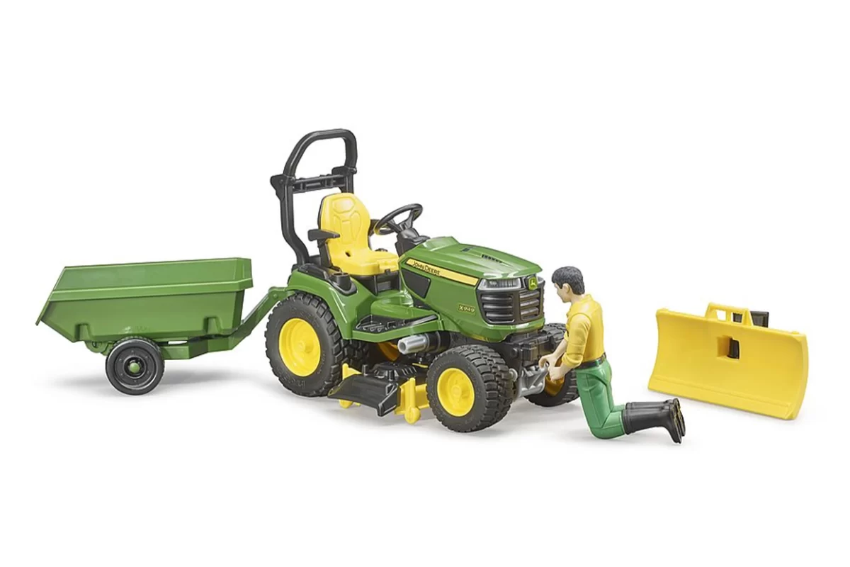 Igrača vrtni traktor John Deere s prikolico
