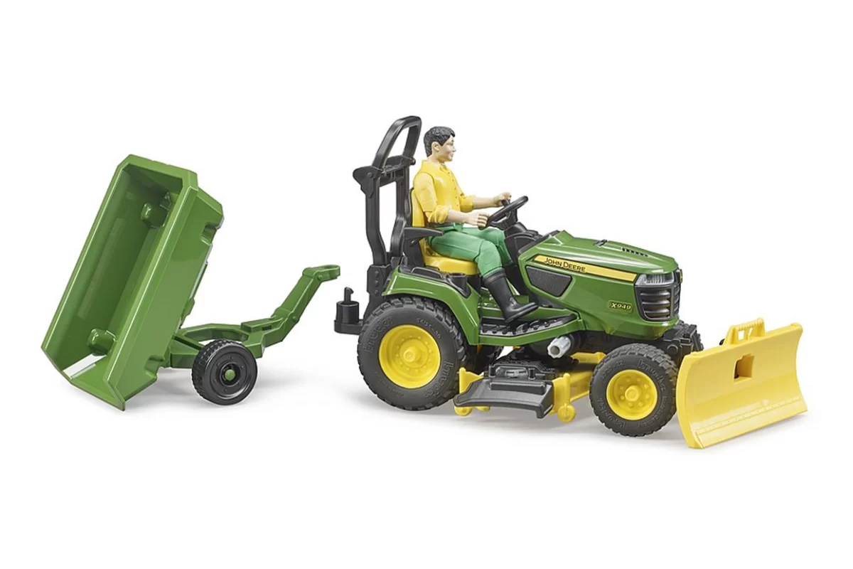 Igrača vrtni traktor John Deere s prikolico